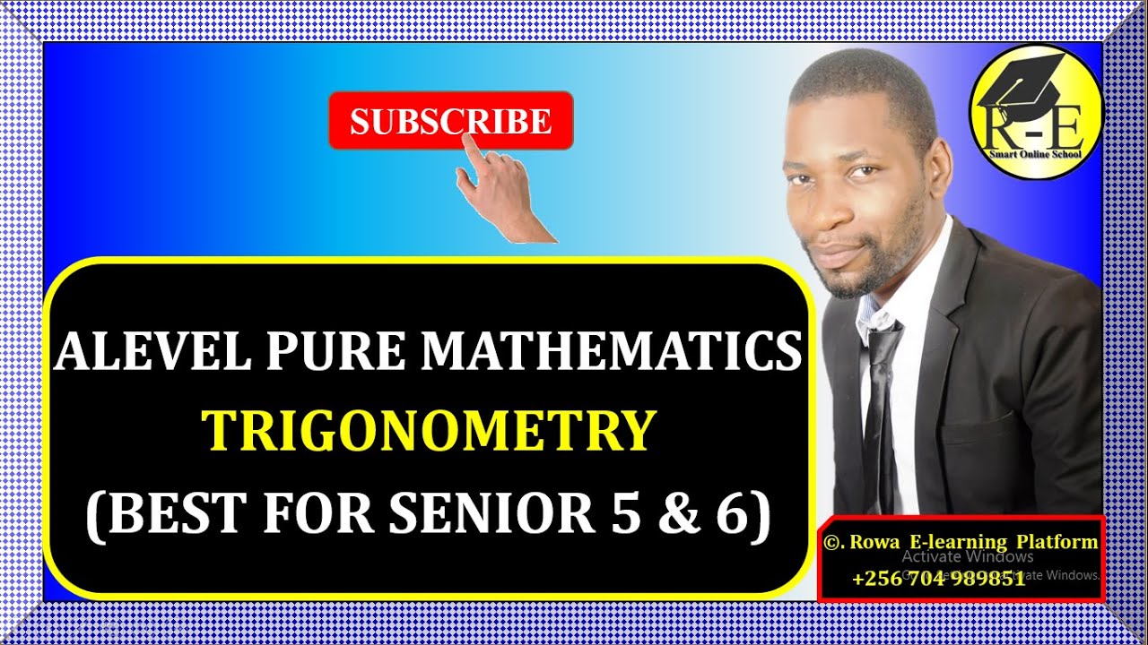 001 Pure Math Trigonometry Notes for Senior 5 & 6 π