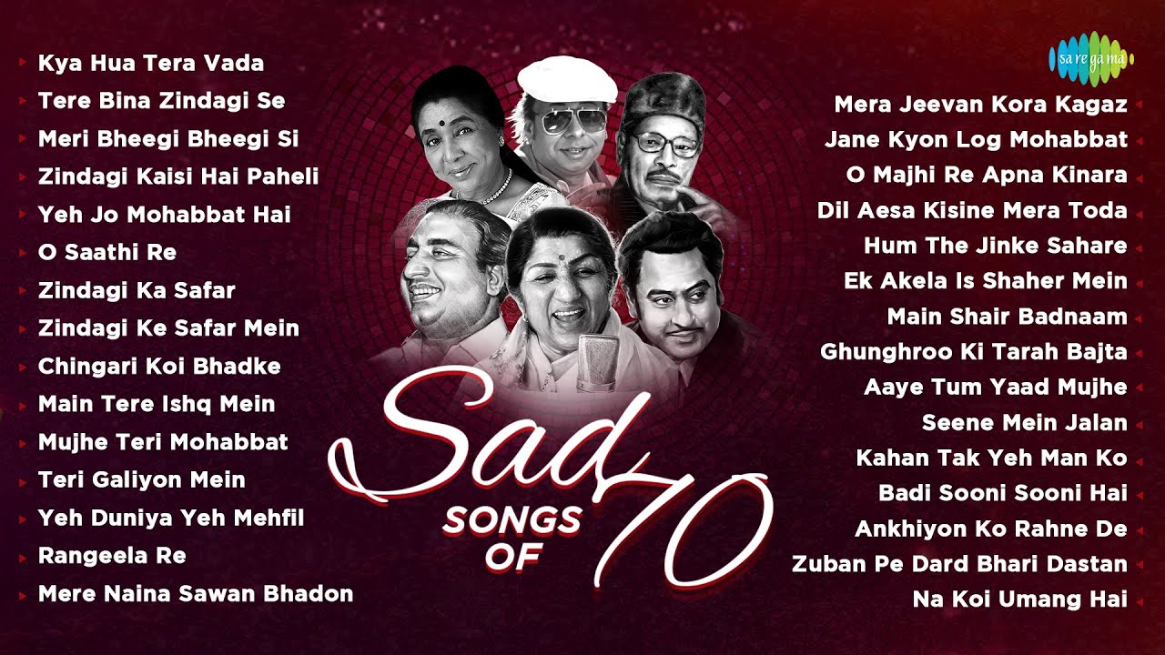 70's Sad Hindi Songs | Heartfelt Classics 🎶