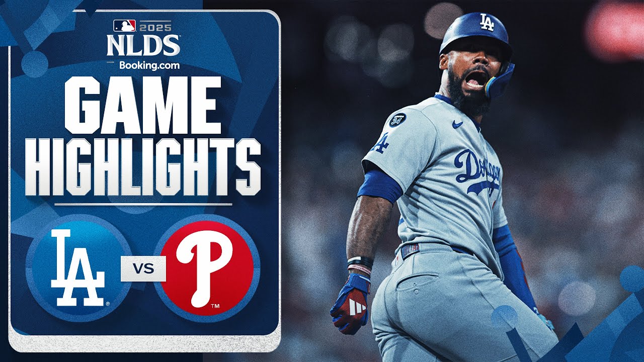 Dodgers vs. Phillies NLDS Game 1 Highlights | Exciting Playoff Action 🎉