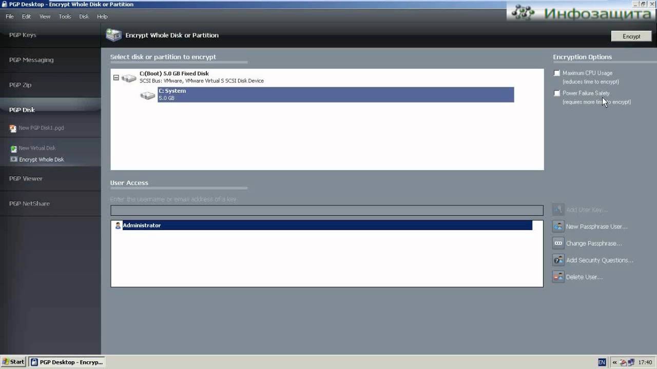 PGP Whole Disk Encryption: Comprehensive Disk and Partition Security