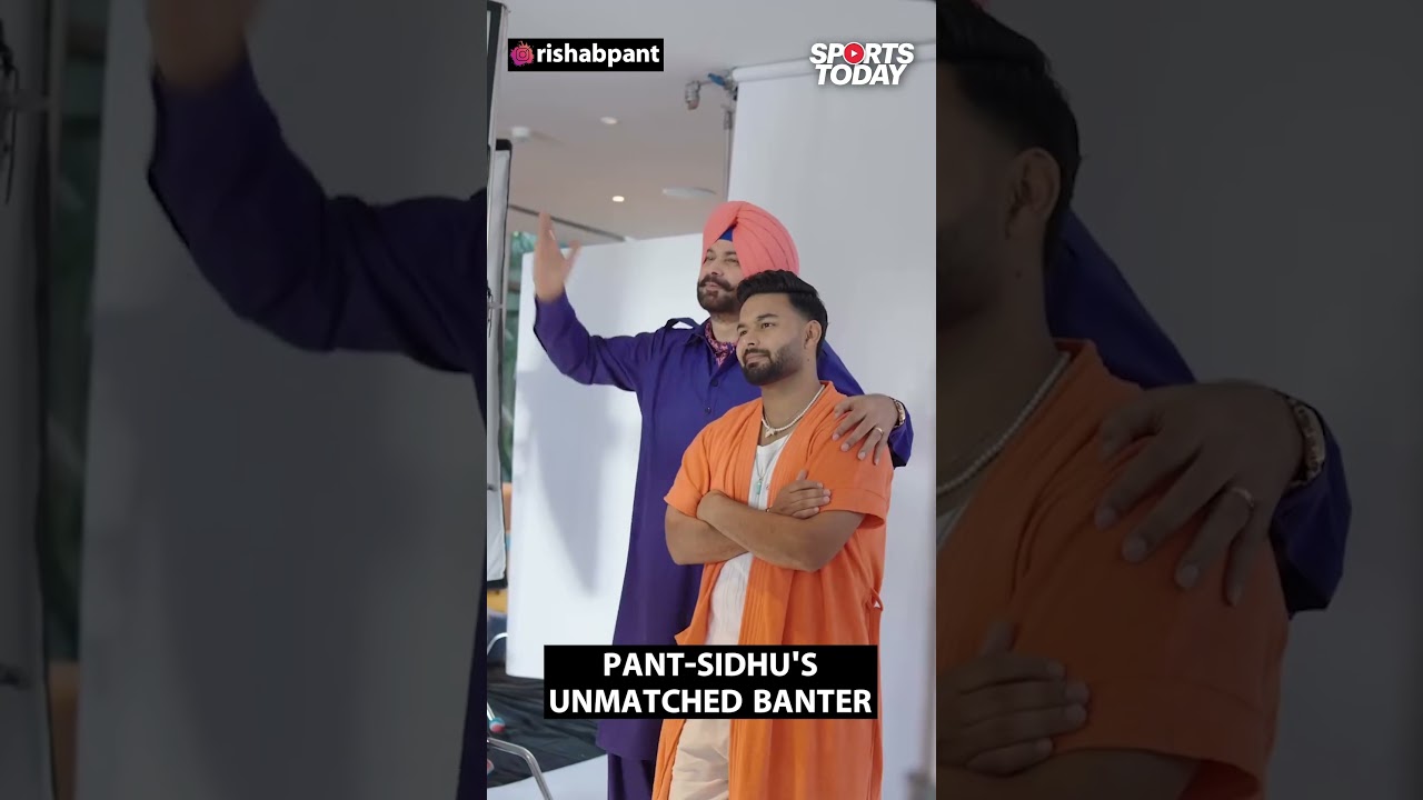 Rishabh Pant & Navjot Sidhu’s Fun Moments 😄