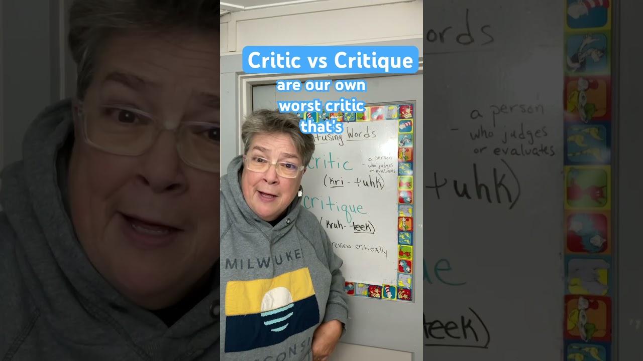 Critic vs. Critique: Understand the Key Differences 📝