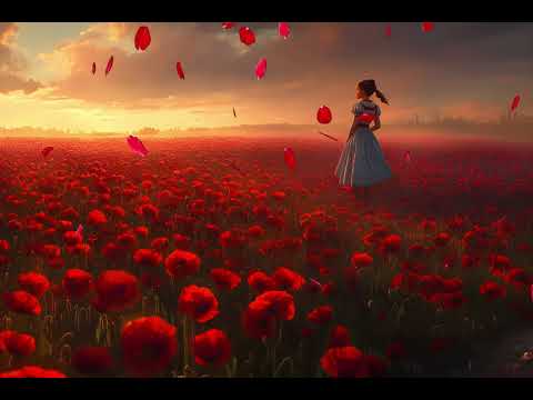 Remembrance Day Ambience – Peaceful Poppy Field & Angelic Music