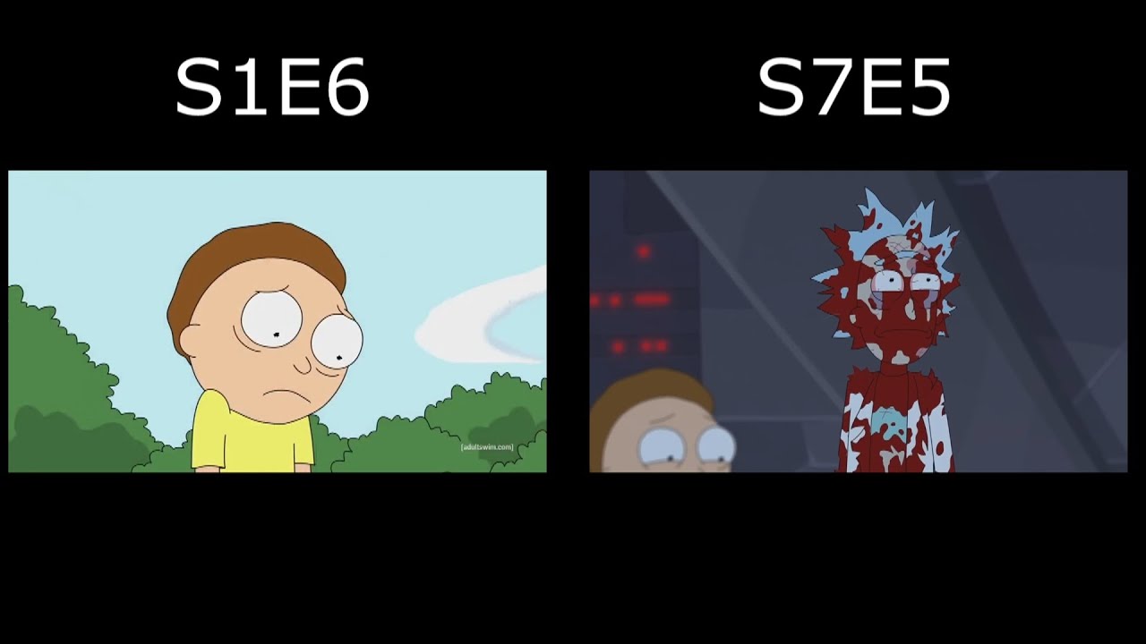 Rick & Morty S1E6 & S7E5 Ending Sync ๐ถ
