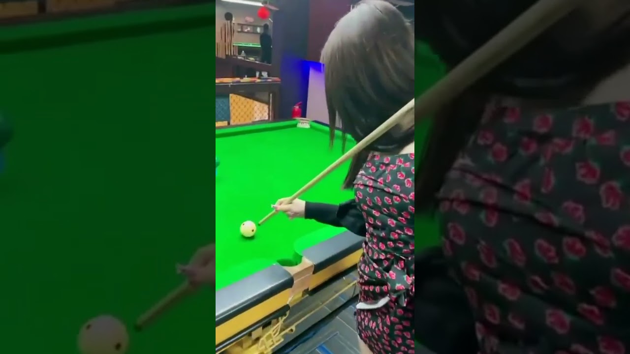 Cewek Cantik Jago Biliard Viral di TikTok π± | Must-See Short Video