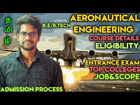 Aeronautical Engineering Course & Top Colleges in Tamil Nadu ✈️