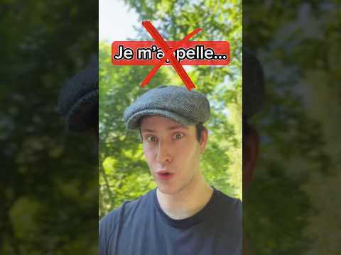 You think you speak French… but you still say “je m’appelle” 🥹🇫🇷