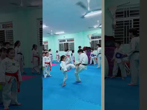 Tập võ mà cũng slay theo nhạc mới chịu !! #giadinhnhasu #dailyvlog #taekwondo