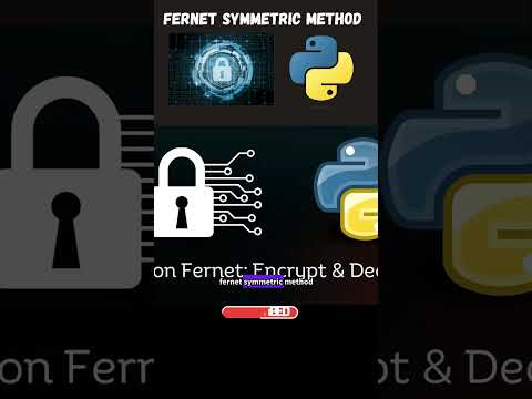 Complete Encryption & Decryption Using Fernet Symmetric Method Project #freetech #python #shorts