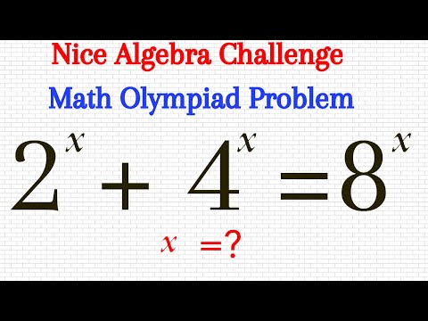 Nice Algebra Problem I Math Olympiad Problems