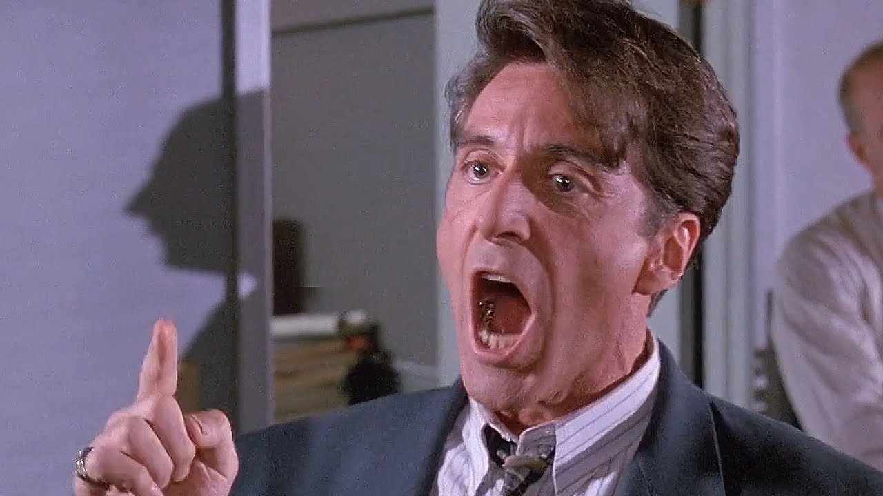 Roma's Intense Confrontation with Williamson in Glengarry Glen Ross (1992) 🎭