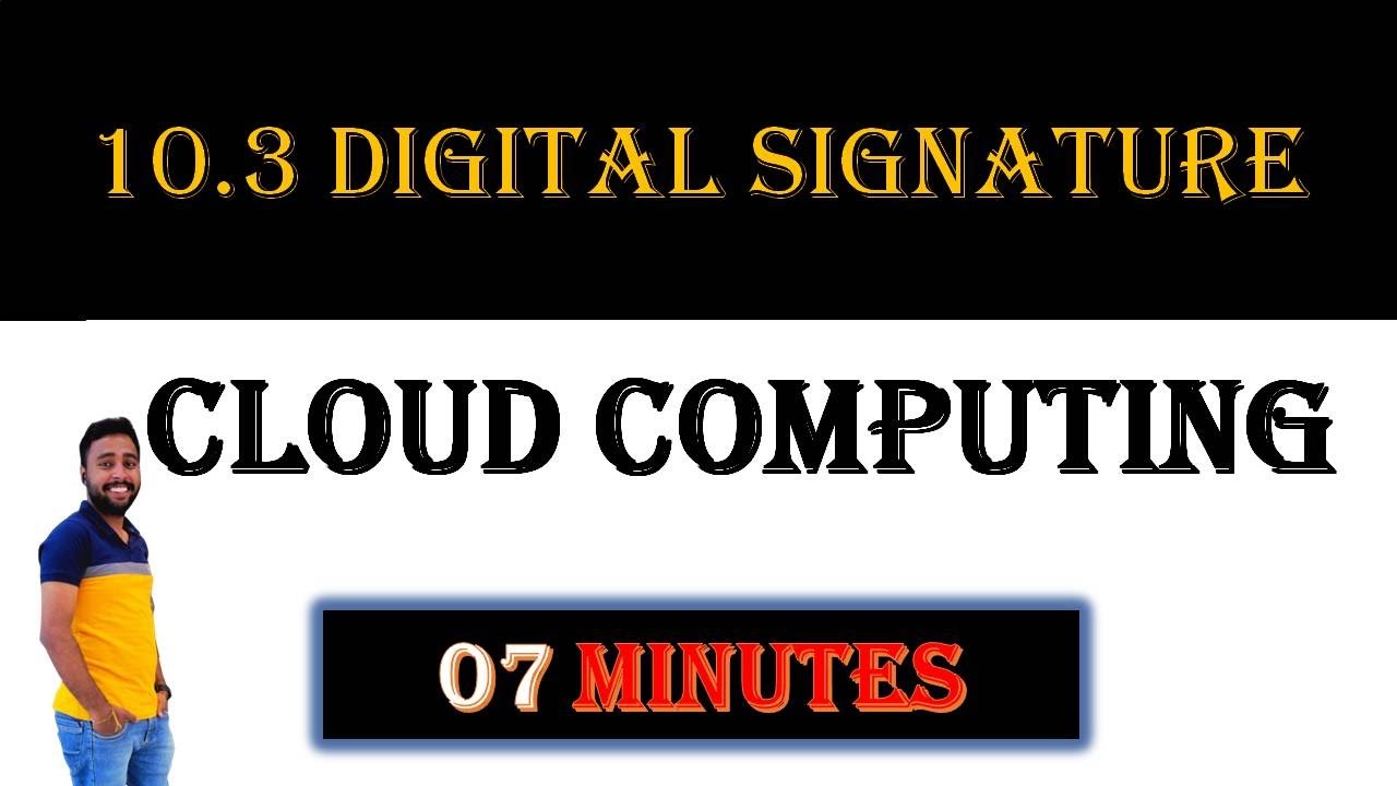Understanding Digital Signatures in Cloud Computing 🔐