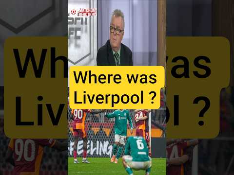 Galatasaray vs Liverpool match post-game comments.