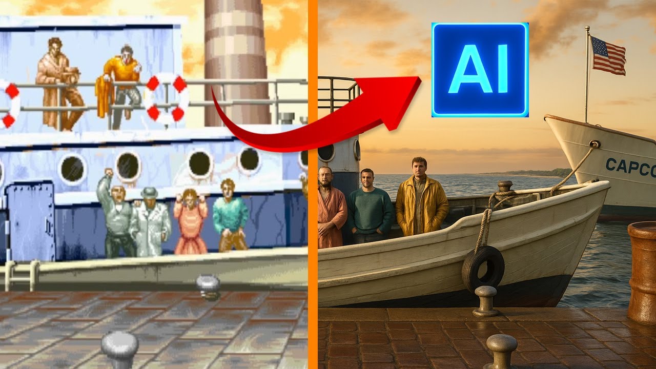 Street Fighter 2 Stages Brought to Life with AI ๐