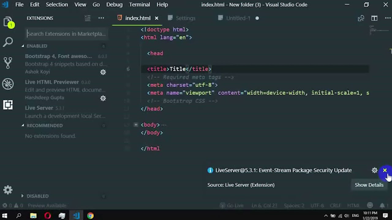 VS Code & Live Server: Installation sur Mac 🖥️