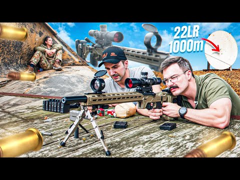 22LR à 1000m: on l'a fait