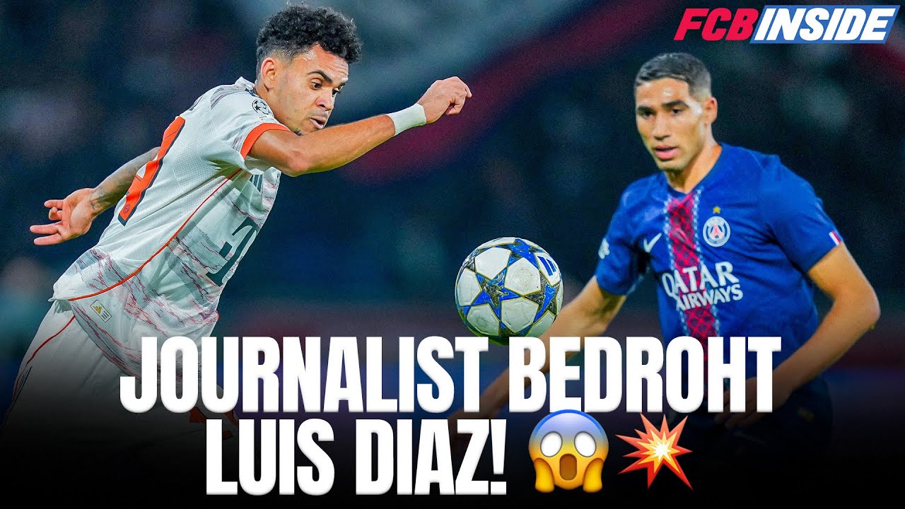 Bayern-Star Diaz nach Hakimi-Foul von Journalist bedroht ⚽