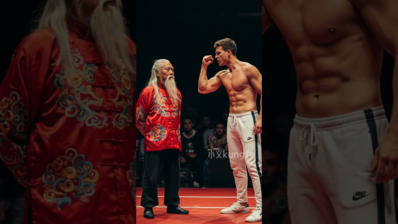 Old Tai Chi Master Demonstrates Stunning Skill in Fiery Display 🔥