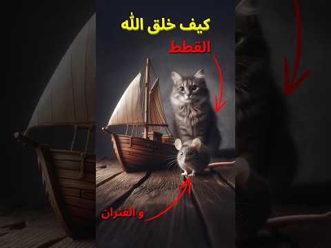 "كيف  خلق الله الفئران والقطط على سفينة نوح 🛳️؟!"