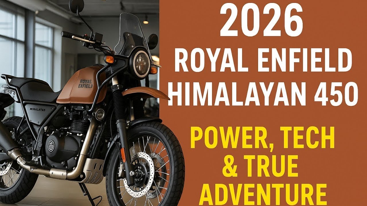 2026 Royal Enfield Himalayan 450 – Rugged & Ready 🏍️