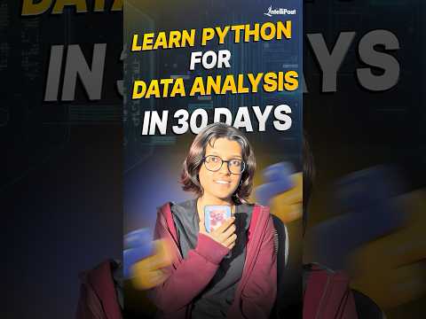 How to Learn Python For Data Analysis in 30 Days🤔 | Data Analytics With Python | Intellipaat #shorts