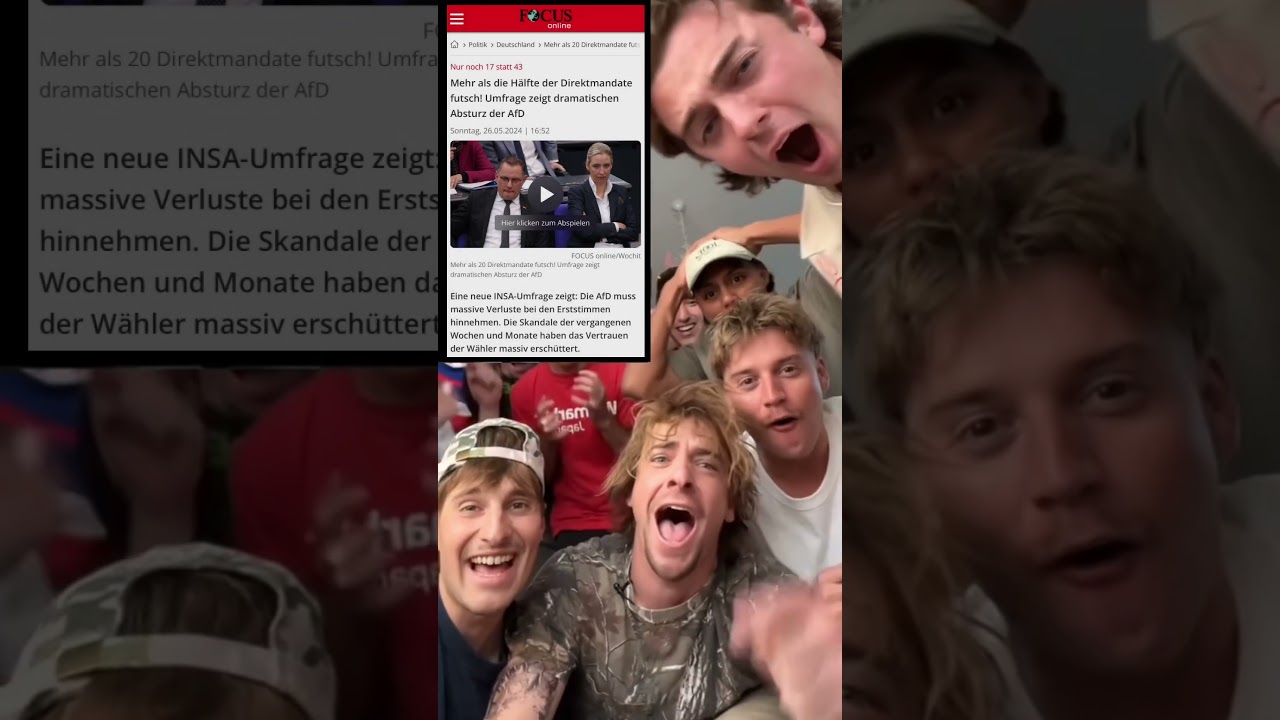 Wie läufts eigentlich bei der #afd ? #europawahl