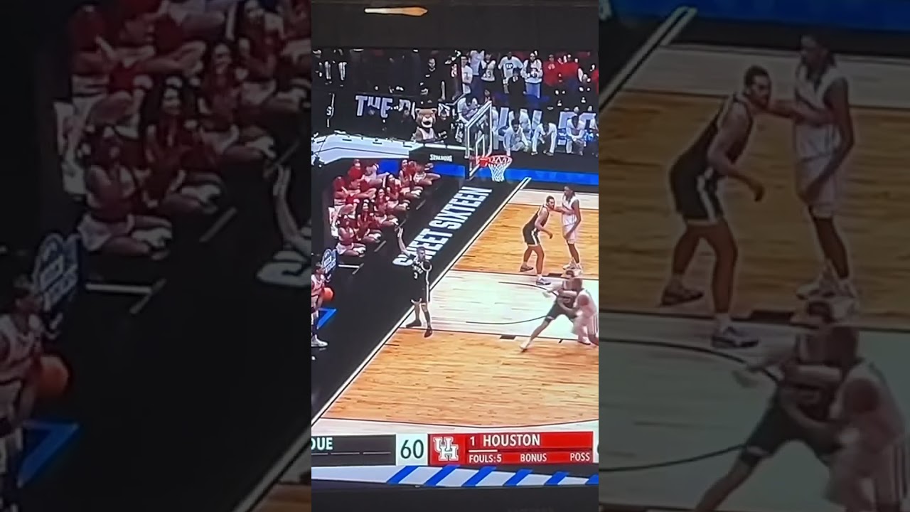 Uzan Houston Cougars Basketball-Winning inbounds play vs Purdue-Sweet 16-3-28-25 #houstonsports
