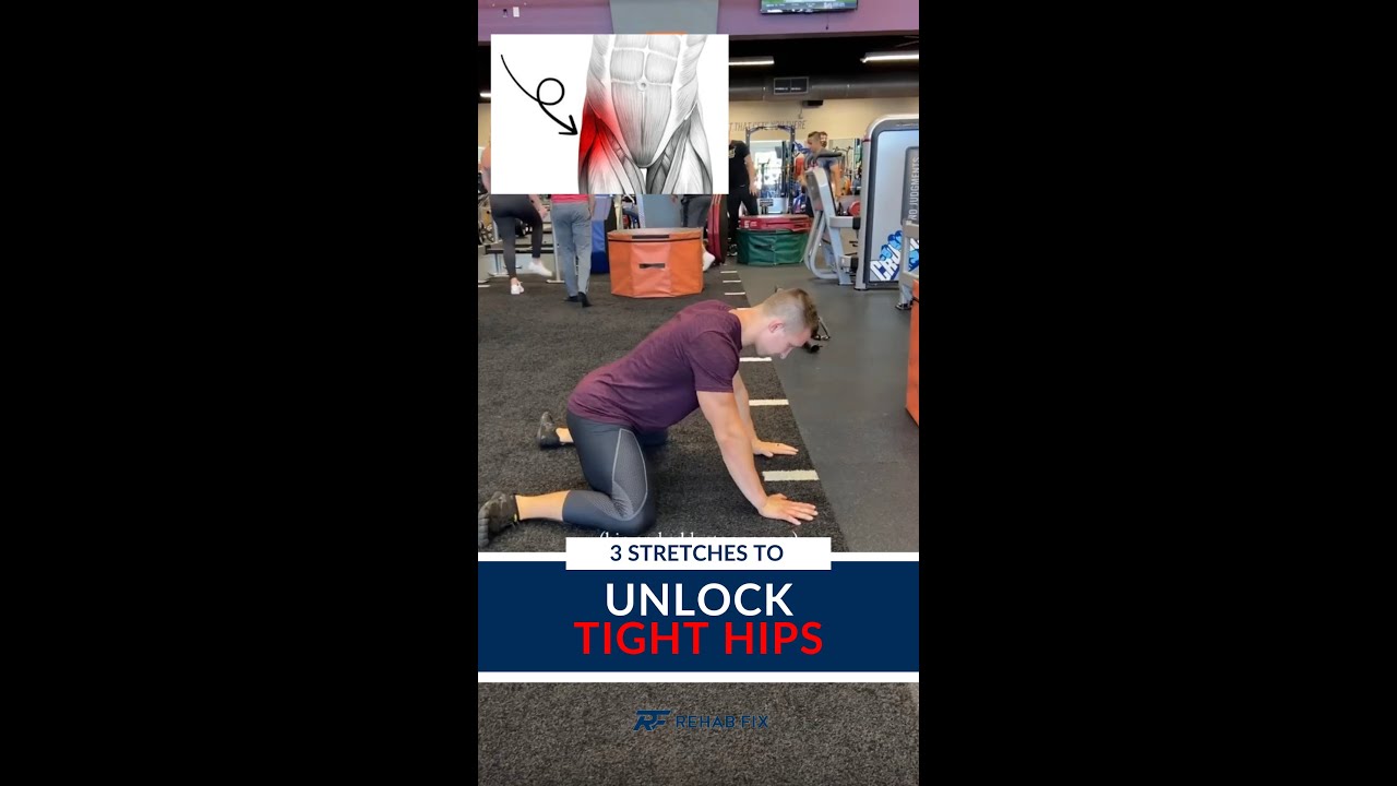 3 Easy Stretches to Relieve Tight Hips & Low Back Pain 🌟