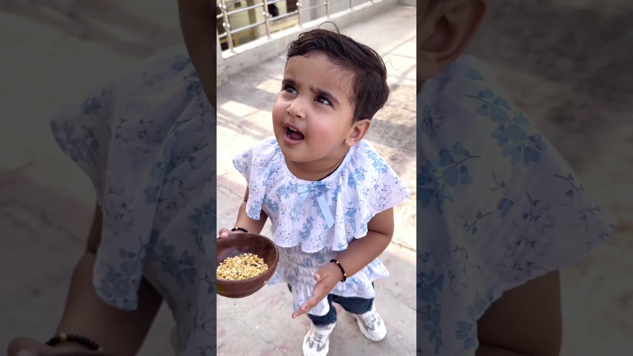 Anaya or Mumma Ki Tarah Birds Ke Liye Pani 🐧