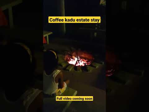 Coorg coffee kadu estate stay❤️bon fire🔥