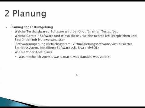 Prüfungsvorbereitung Fachinformatiker Projektdokumentation