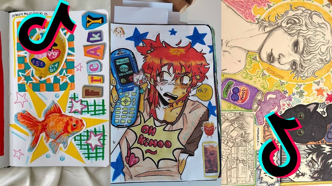 Art Sketchbook TikTok Compilation 🎨 #102