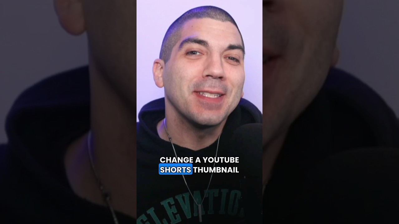 How to CHANGE a YouTube Shorts Thumbnail in 30 seconds