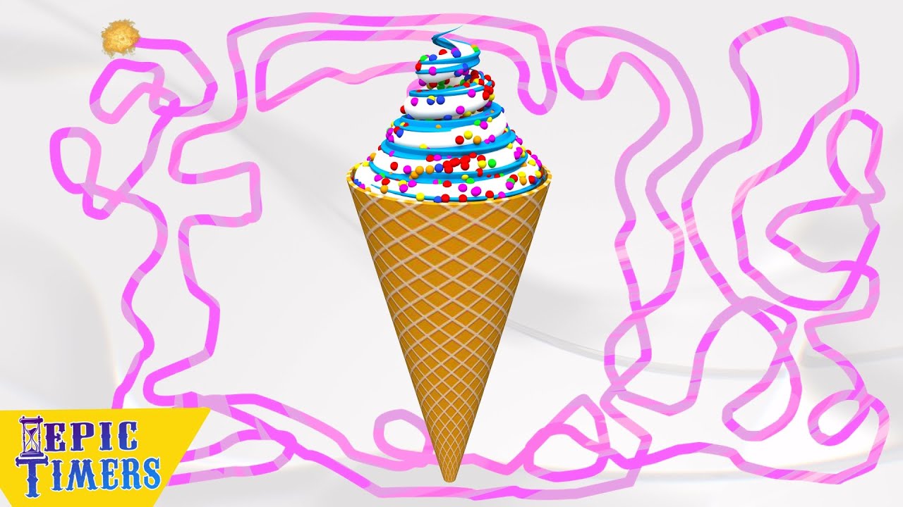 5-Minute Ice Cream Timer with Music 🍦