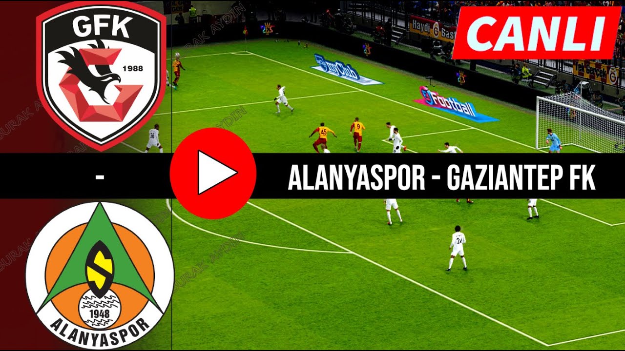 Alanyaspor vs Gaziantep FK Canlı Yayın | Süper Lig 11. Hafta | 3 Kasım 2025 ⚽