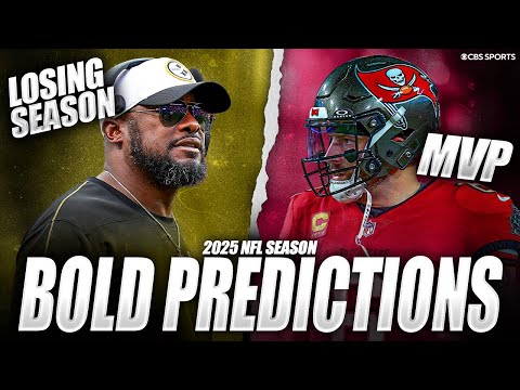 2025 NFL Season Bold Predictions: Baker Wins MVP, Steelers Suffer First Losing Season Under Tomlin 😳