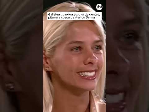 Adriane Galisteu revela que guardou escova de dentes,pijama e cueca de Ayrton Senna