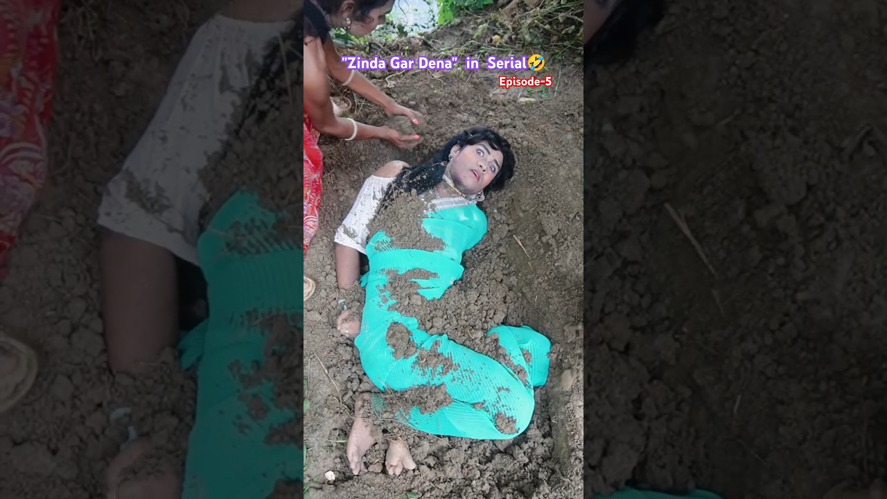Parvati Buried Alive in Mud! 😱 | Hilarious TV Serial Moment - Part 41 #shorts