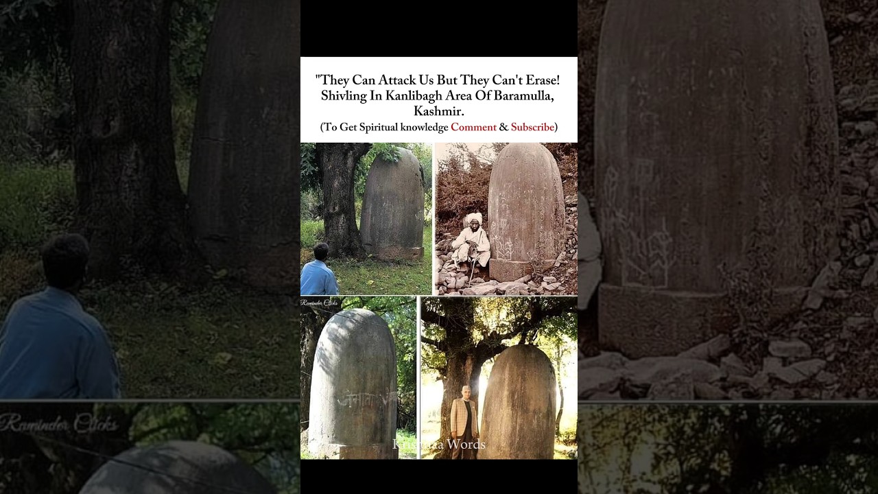 Ancient Shivling Discovered in Kashmir 🛕