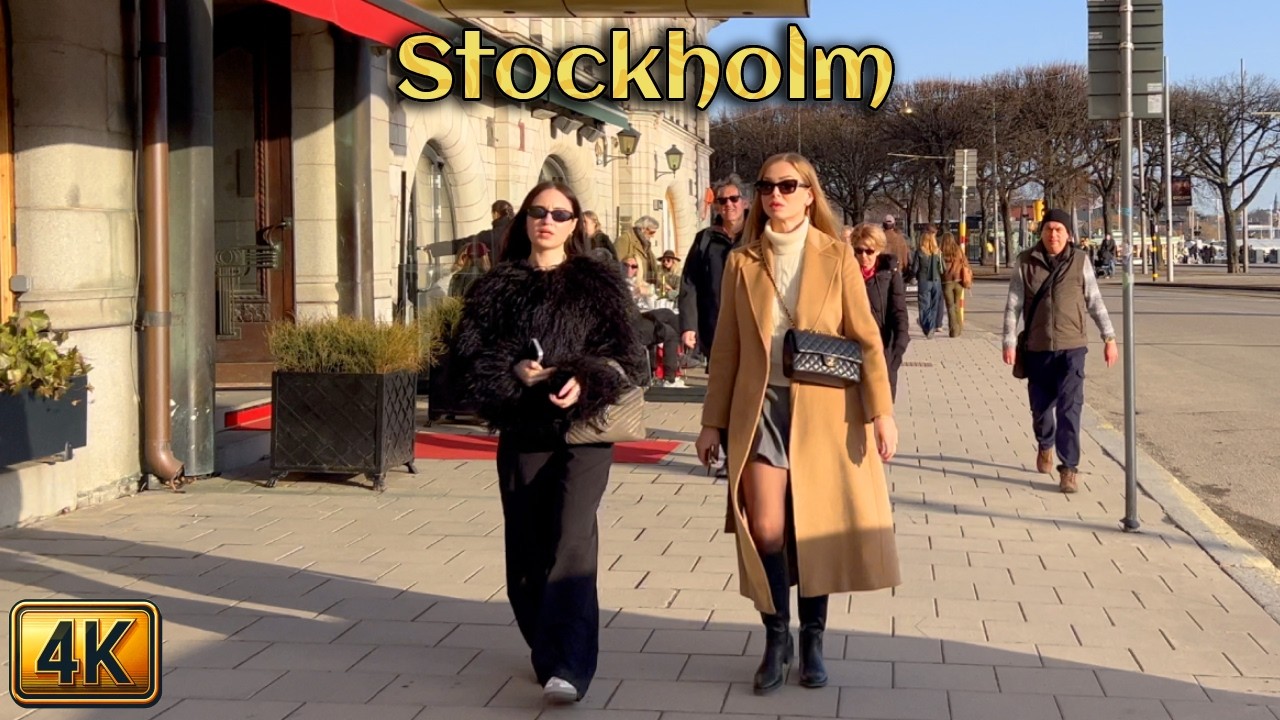 Stockholm Today – 4K City Walk on March 10 🏙️