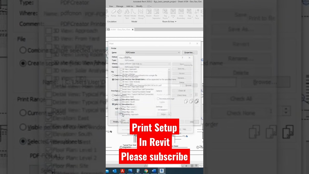 Revit Print Options Guide 🖨️