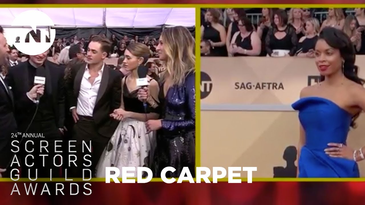 Joe Keery, Natalia Dyer & Dacre Montgomery Shine at the 24th SAG Awards Red Carpet ✨