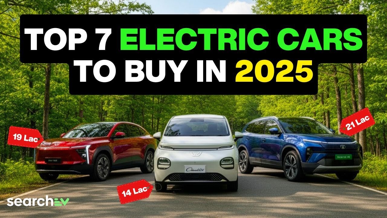 Top 7 Electric Cars in India 2025 🚗