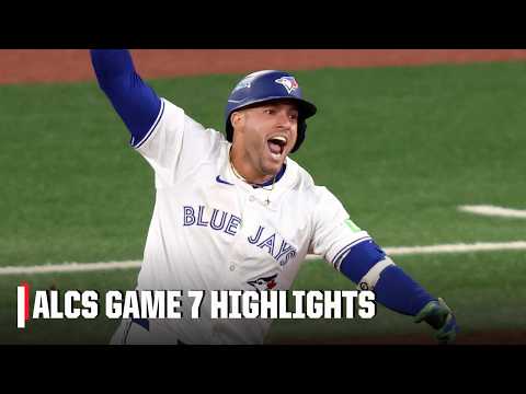 Game 7 Highlights 🔥 George Springers’ 3-HR propels Blue Jays to World Series | ESPN MLB