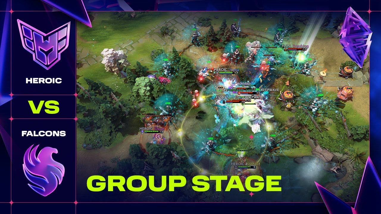FALCONS vs HEROIC - BLAST Slam V Dota 2 Highlights