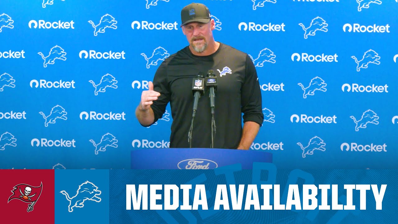 Dan Campbell Reacts to Lions' 24-9 Victory Over Buccaneers 🏈