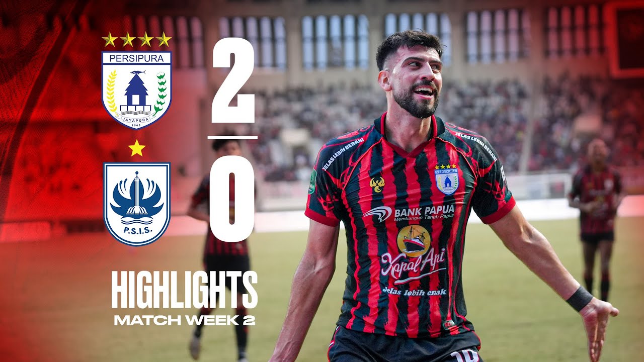 DUO BRASIL Bawa Kemenangan Perdana! | Persipura vs PSIS Semarang ⚽