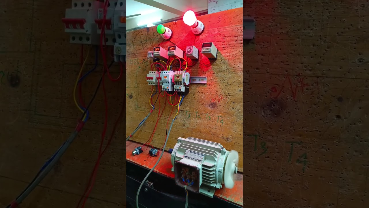 Automated Forward & Reverse Motor Control with Timer ⚙️