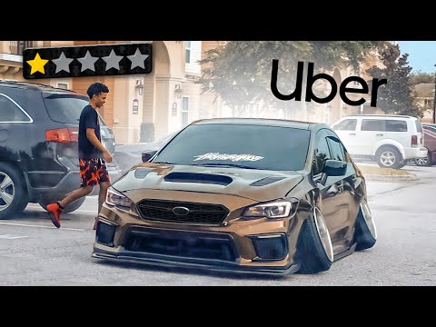 Uber Prank in an Extreme Cambered Car 🚗