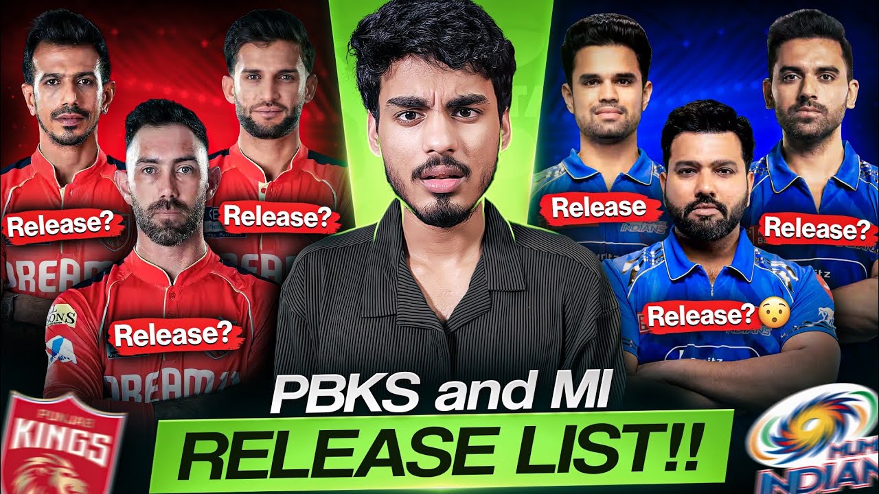 IPL 2026: Potential Release & Retained Players for Punjab Kings & Mumbai Indians 🏏